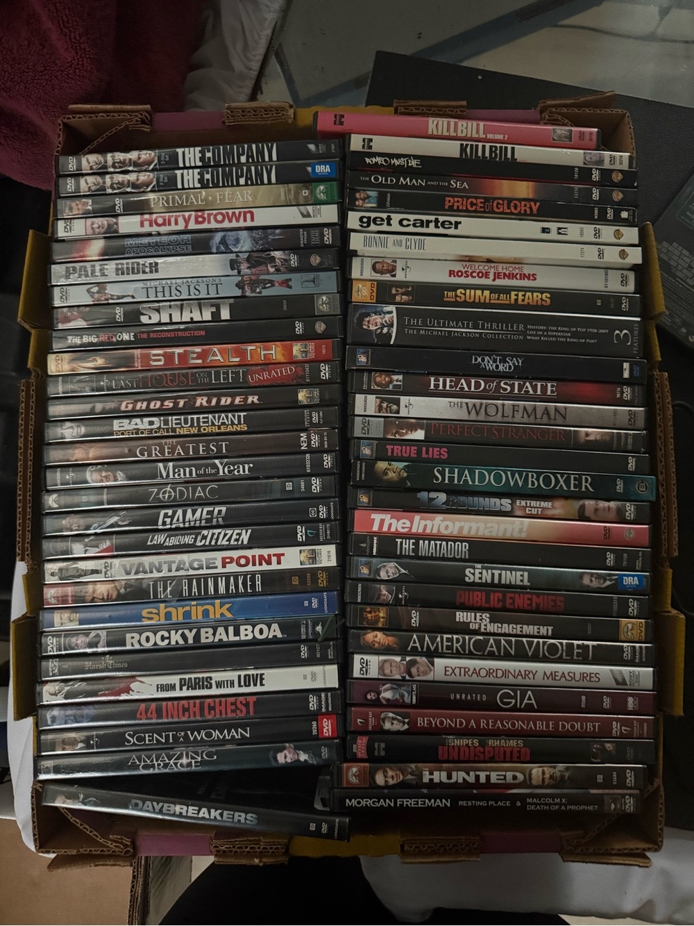 Blockbuster collection of assorted DVDs